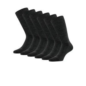 Merino wollen sokken unisex - Badstof zool - 6-Pack