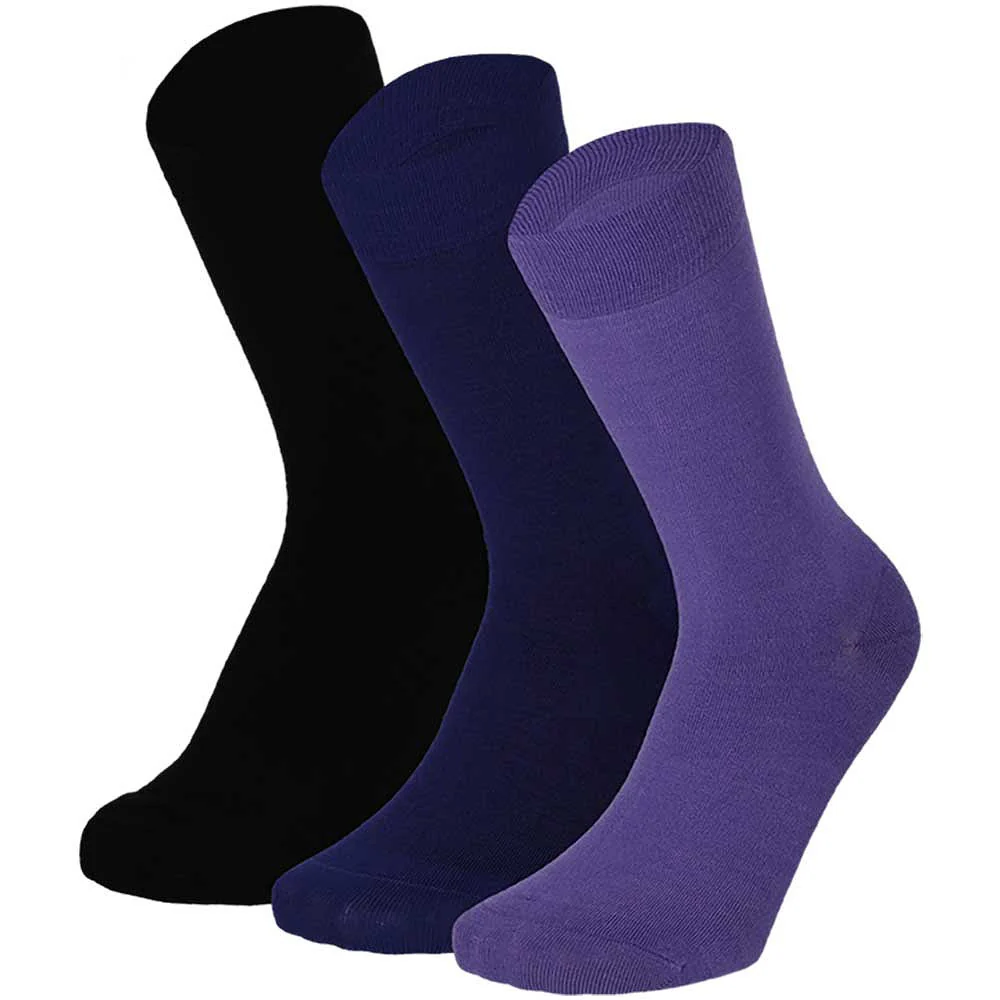 Bamboe sokken - Kleurvol - Unisex - 6-Pack - Multi Paars - Afbeelding 4