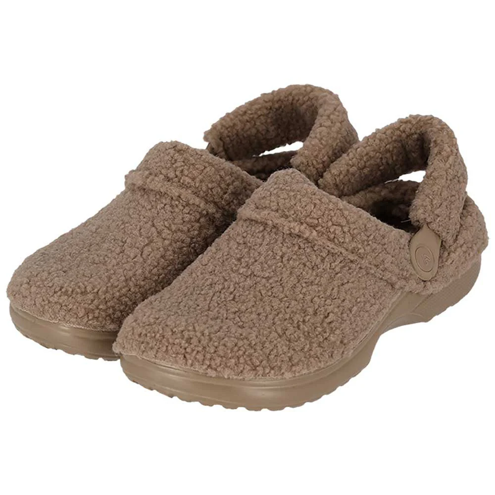 Klomp pantoffels dames - Teddy - Beige