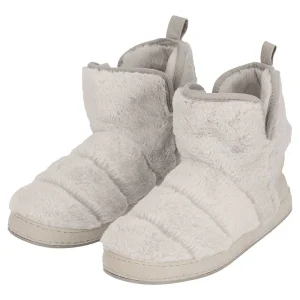 Hoge dames sloffen fake fur - Grijs