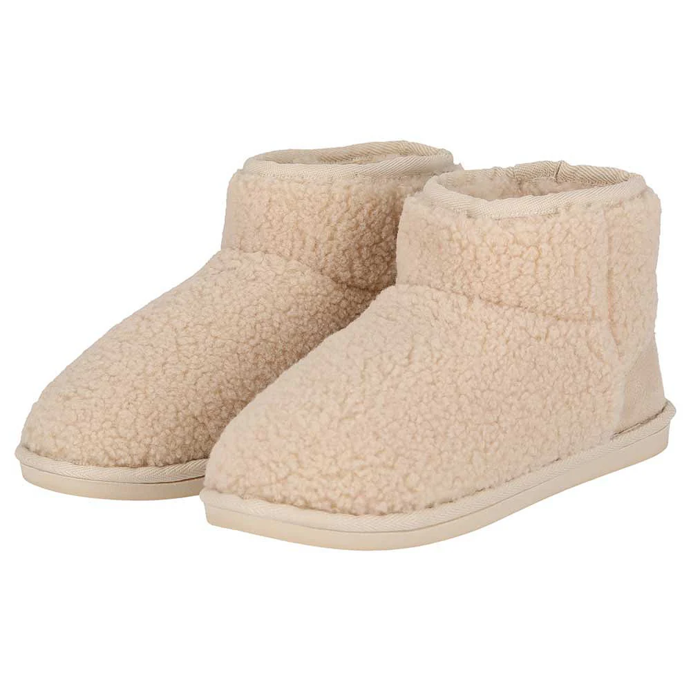 Dames teddy pantoffels - Fake Fur voering - Offwhite - Afbeelding 2