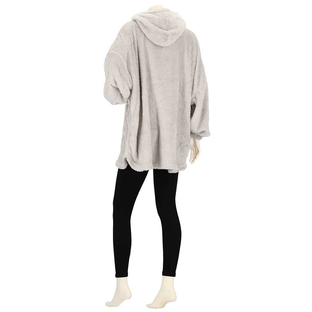 Huggle Hoodie Dames - Effen - One Size - Afbeelding 5