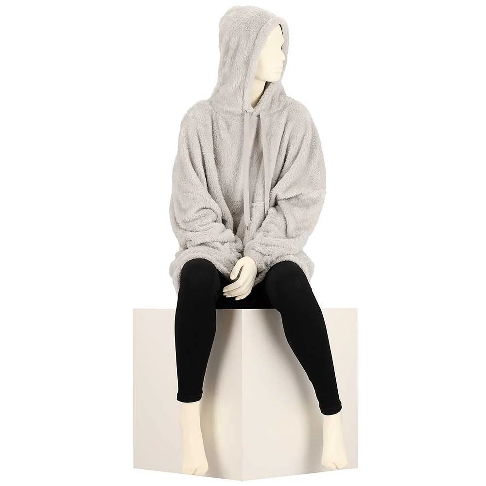 Huggle Hoodie Dames - Effen - One Size - Afbeelding 7