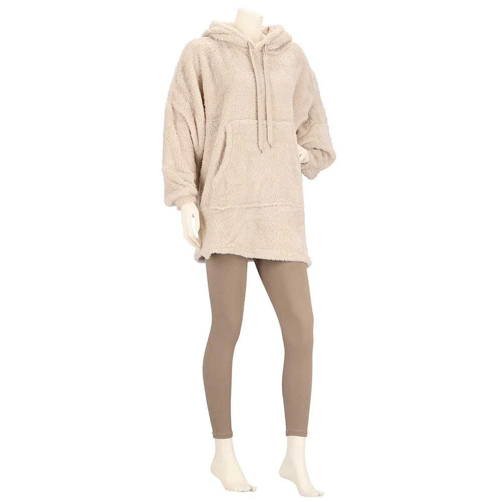 Huggle Hoodie Dames - Effen - One Size - Afbeelding 9