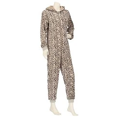Dames onesie leopard - Afbeelding 2