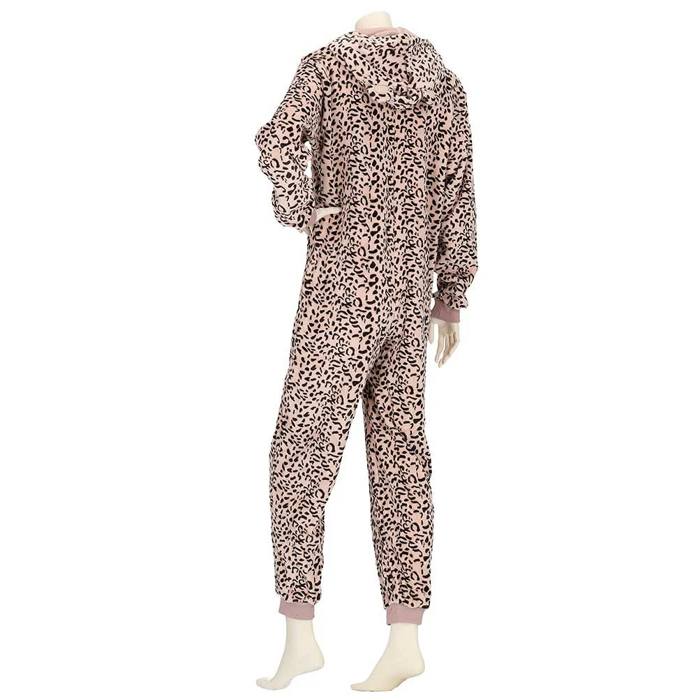 Dames onesie leopard - Afbeelding 5