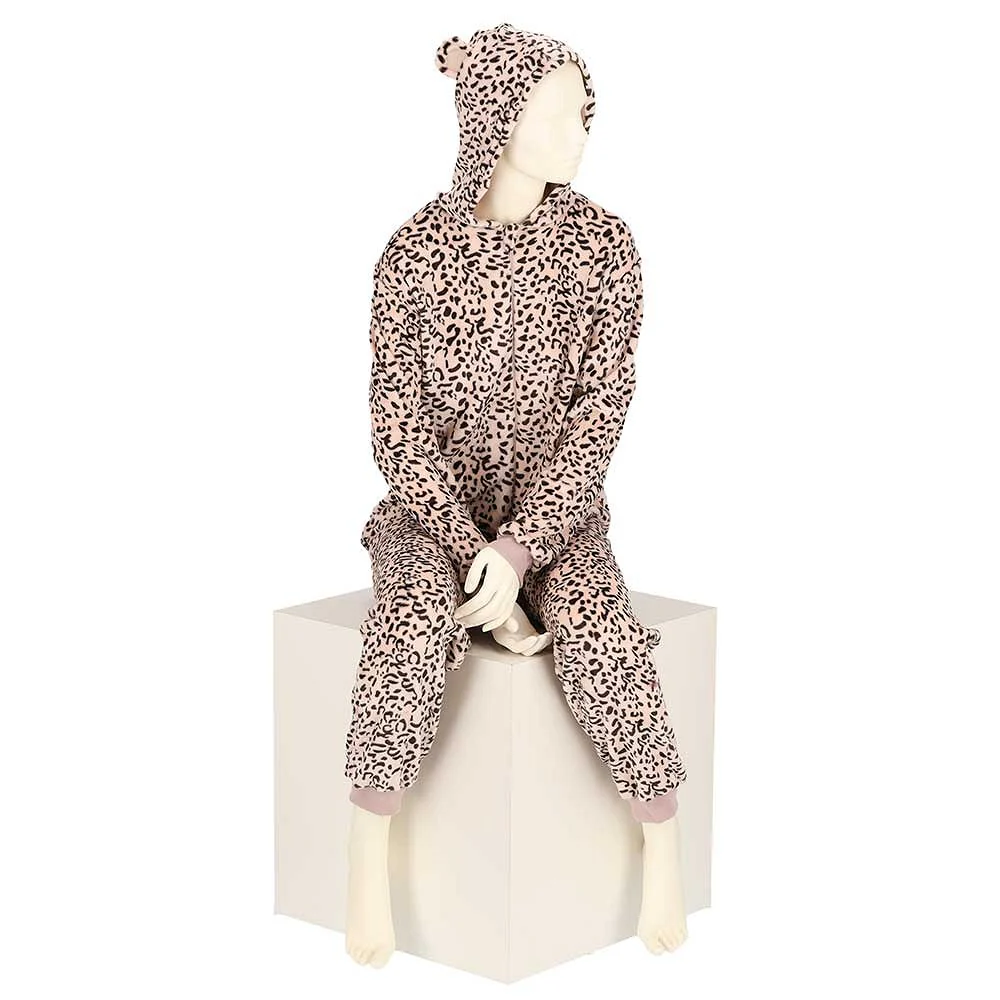 Dames onesie leopard - Afbeelding 7