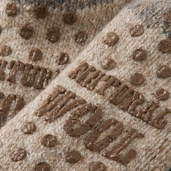 Wollen heren huissokken - Anti Slip - Beige - Afbeelding 4