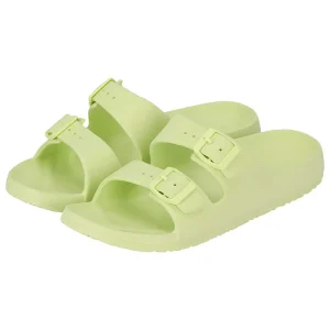Sandalen dames - Dames slipper - Lime groen