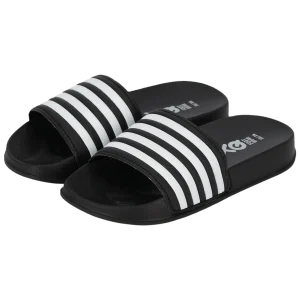 Slippers Kinderen - Unisex - Zwart/Wit