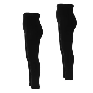 Thermo legging kids - 140/152 - Zwart - 2-Pack