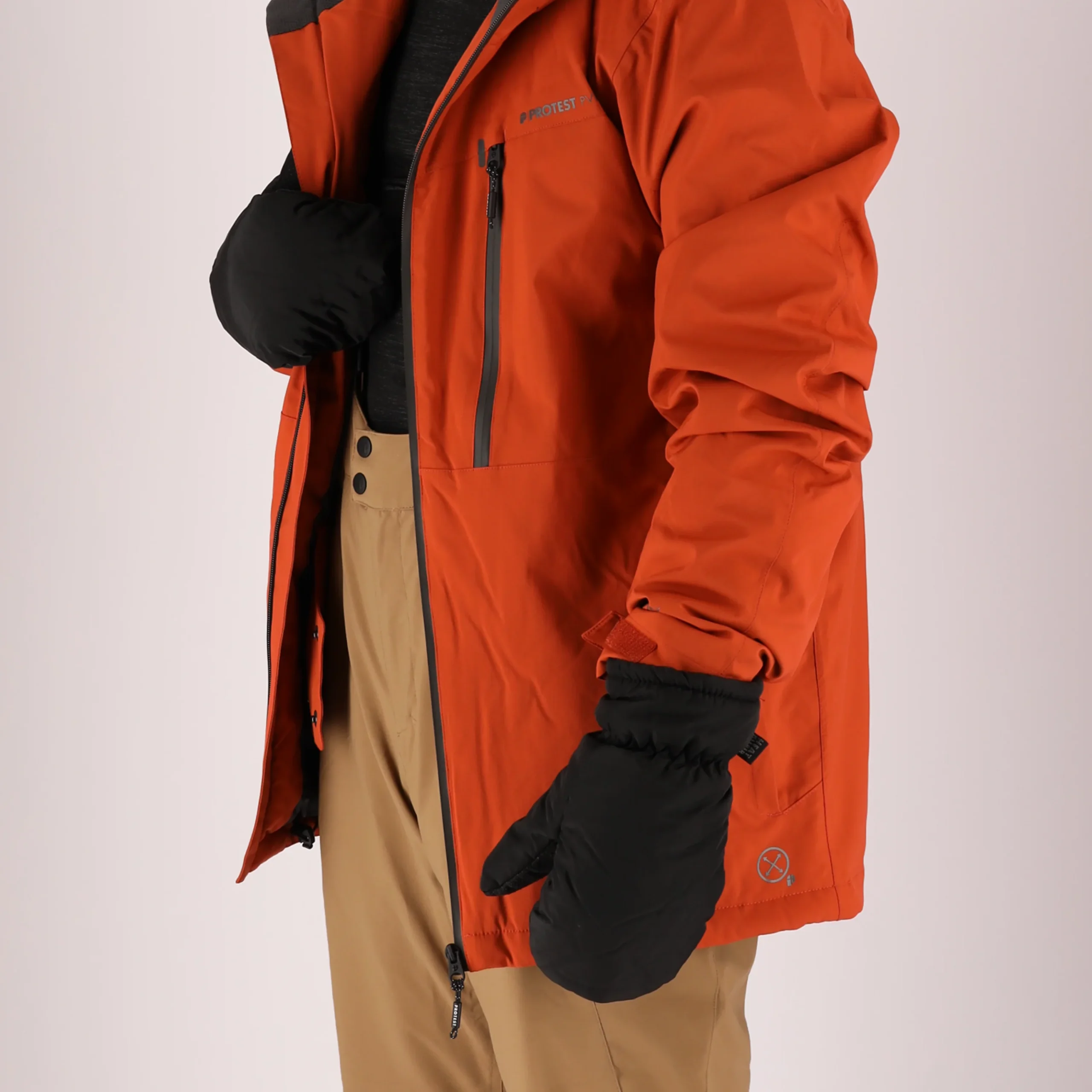 Mega thermo wanten heren - Zwart - 1-Paar - Afbeelding 4