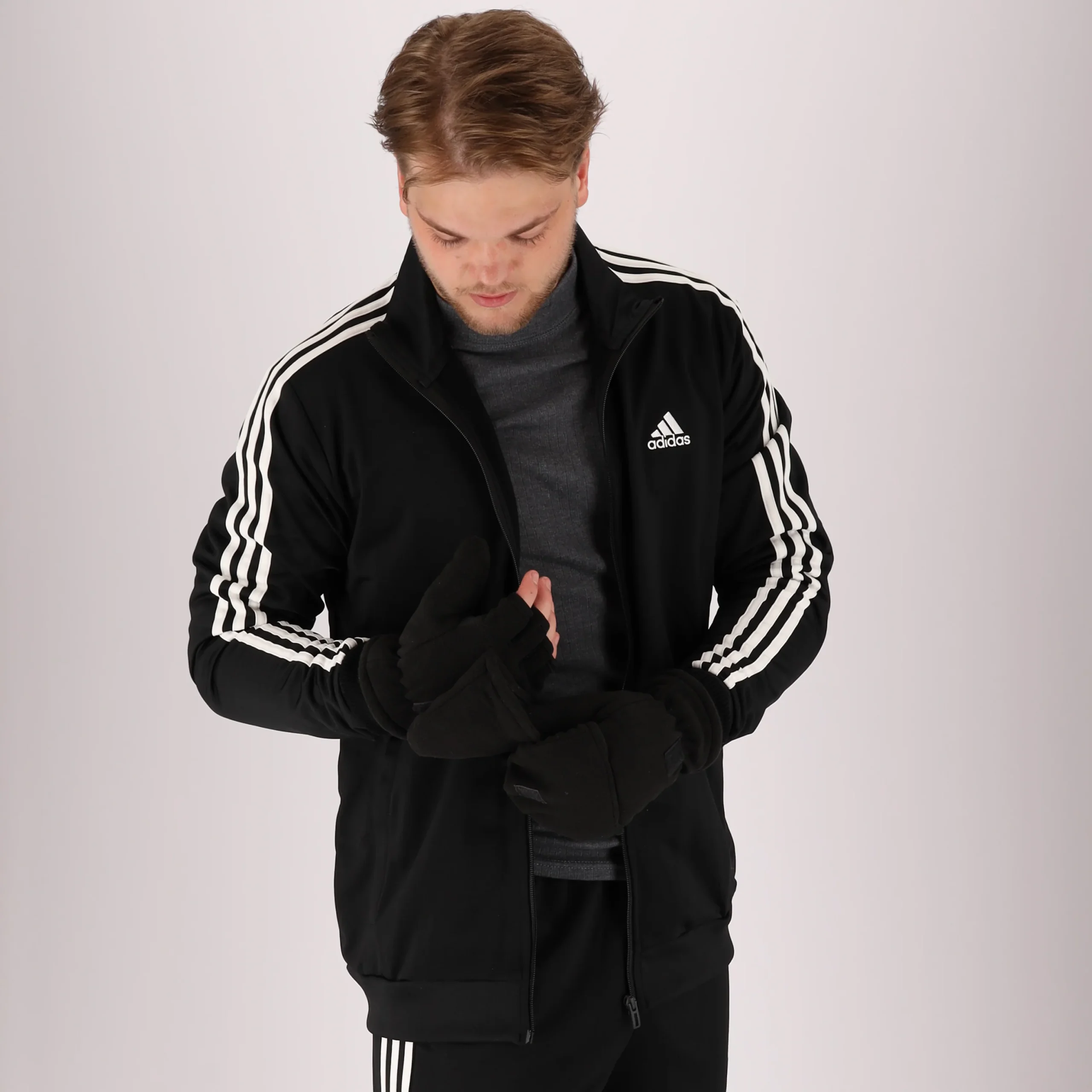 Thermo Handschoenen fingertop - Heren - Zwart - 1-Paar - Afbeelding 5