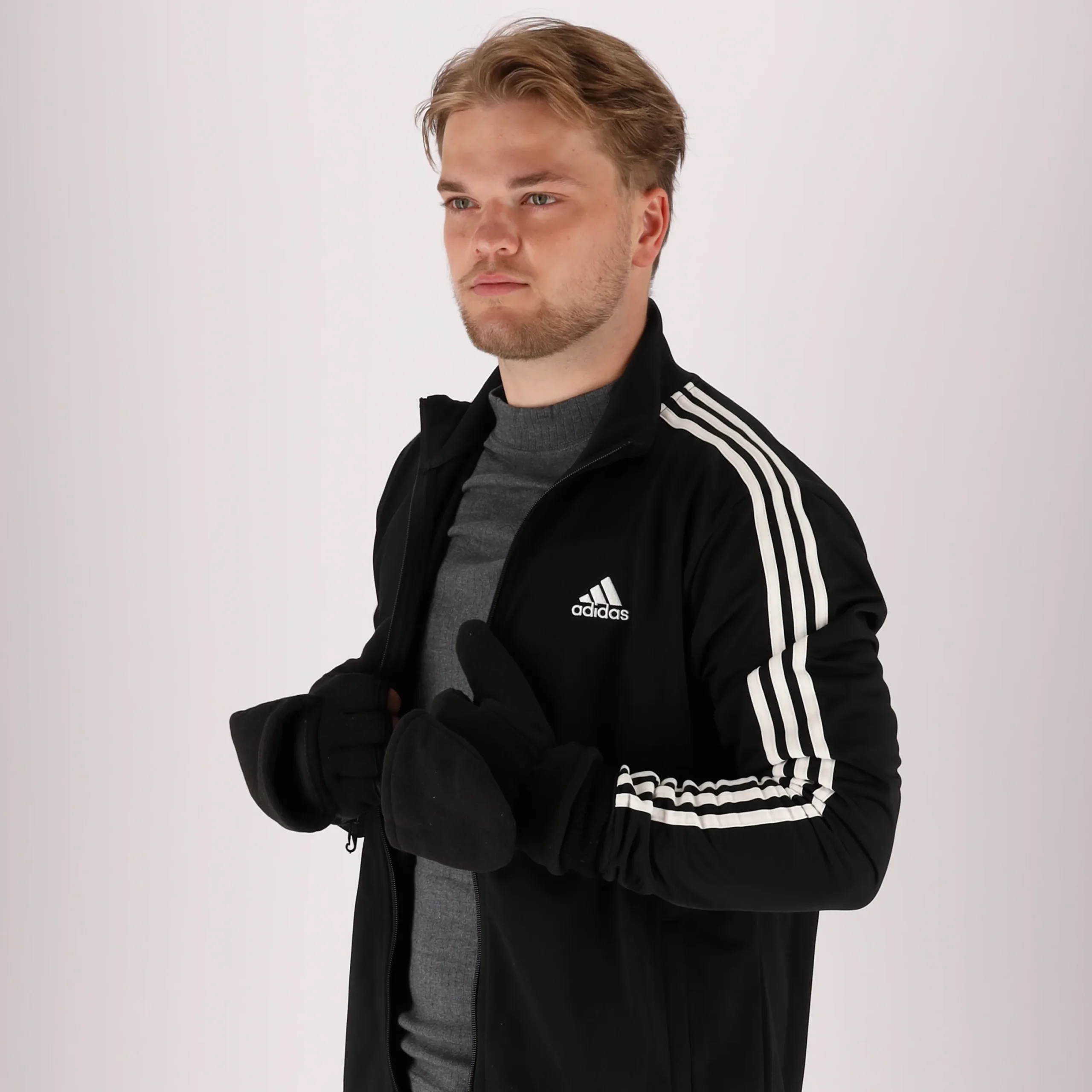 Thermo Handschoenen fingertop - Heren - Zwart - 1-Paar - Afbeelding 3