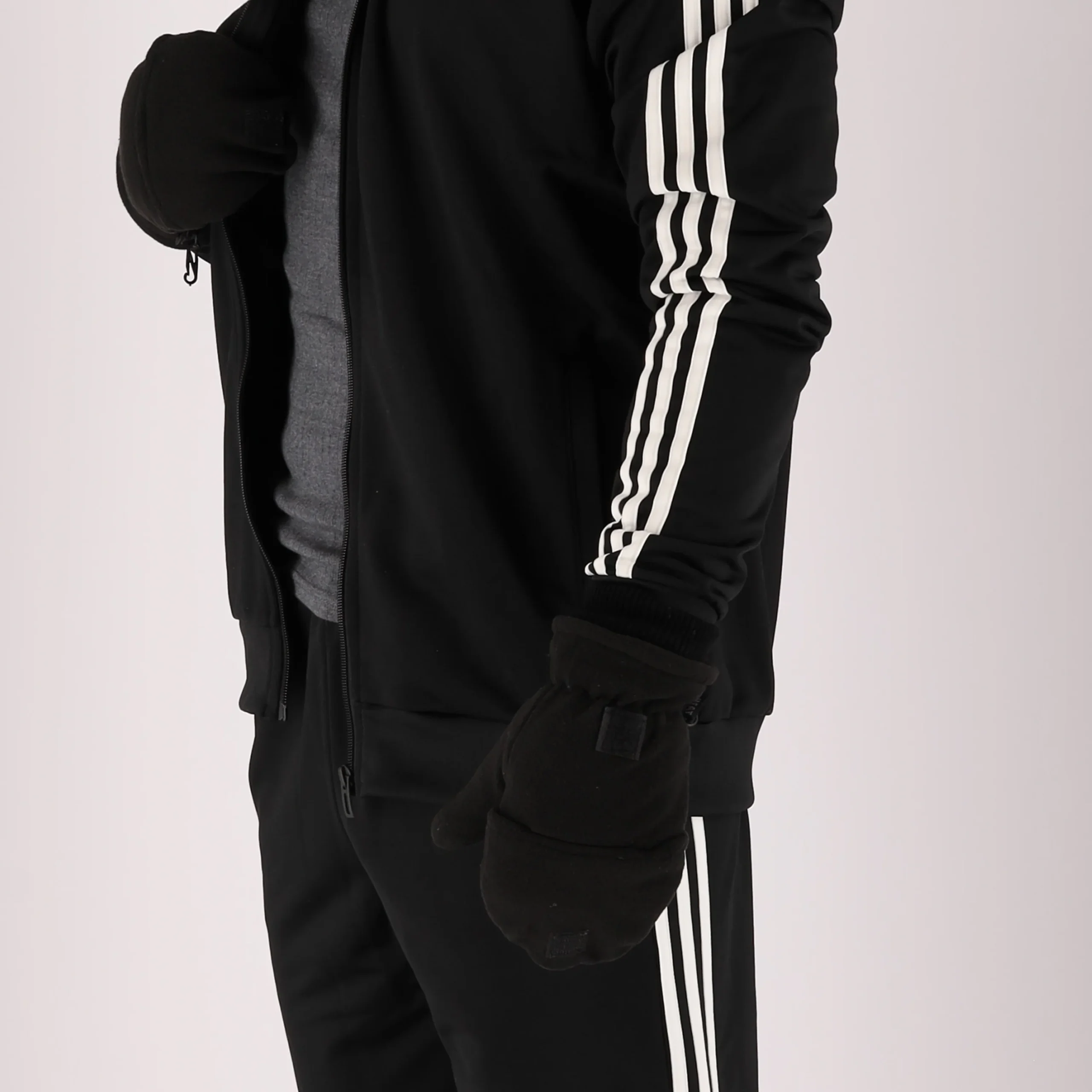 Thermo Handschoenen fingertop - Heren - Zwart - 1-Paar - Afbeelding 4