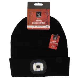 Morethansocks - Thermomuts + Led lichtje heren - Onesize