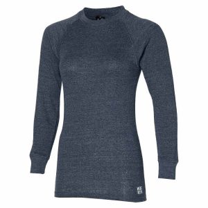 Thermoshirt dames - Antraciet melange - M - 1-Stuk