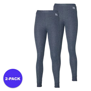 Thermobroek dames Antraciet - 2-Stuks