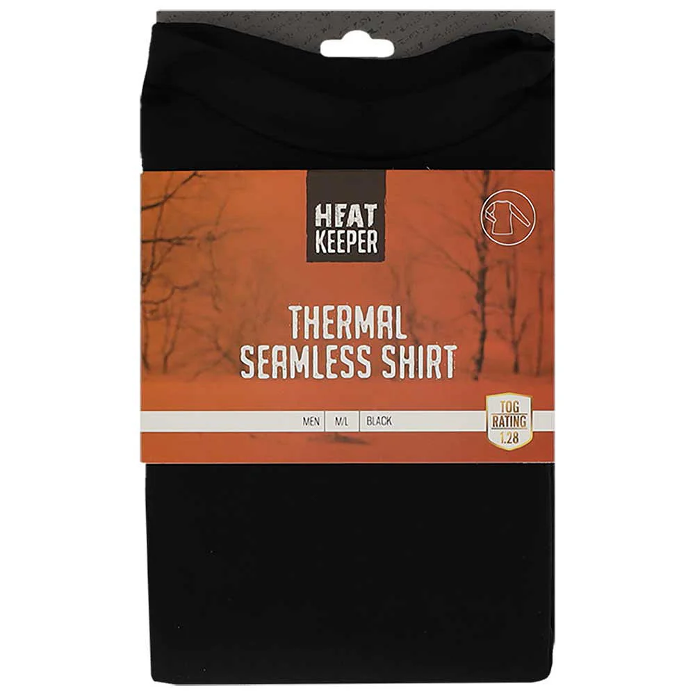 Thermo shirt heren - Naadloos - Zwart - Afbeelding 5