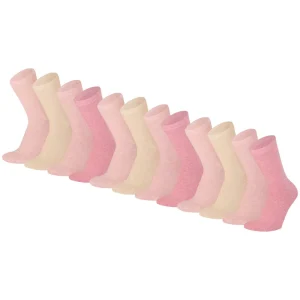 Kindersokken basic - Bio Katoen - 12 Pack