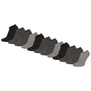 Sneakersokken kids biologisch katoen - 12-Pak - Grijs