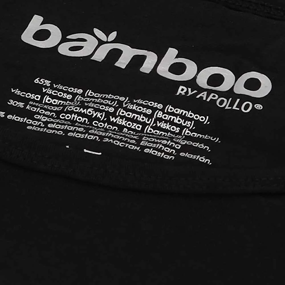 Bamboe hemd heren - Zwart - 2-Pak - Afbeelding 4