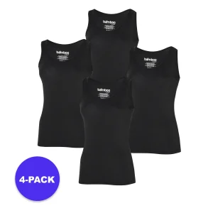 Bamboe Hemd Dames - 4-Pack - Voordeelpakket