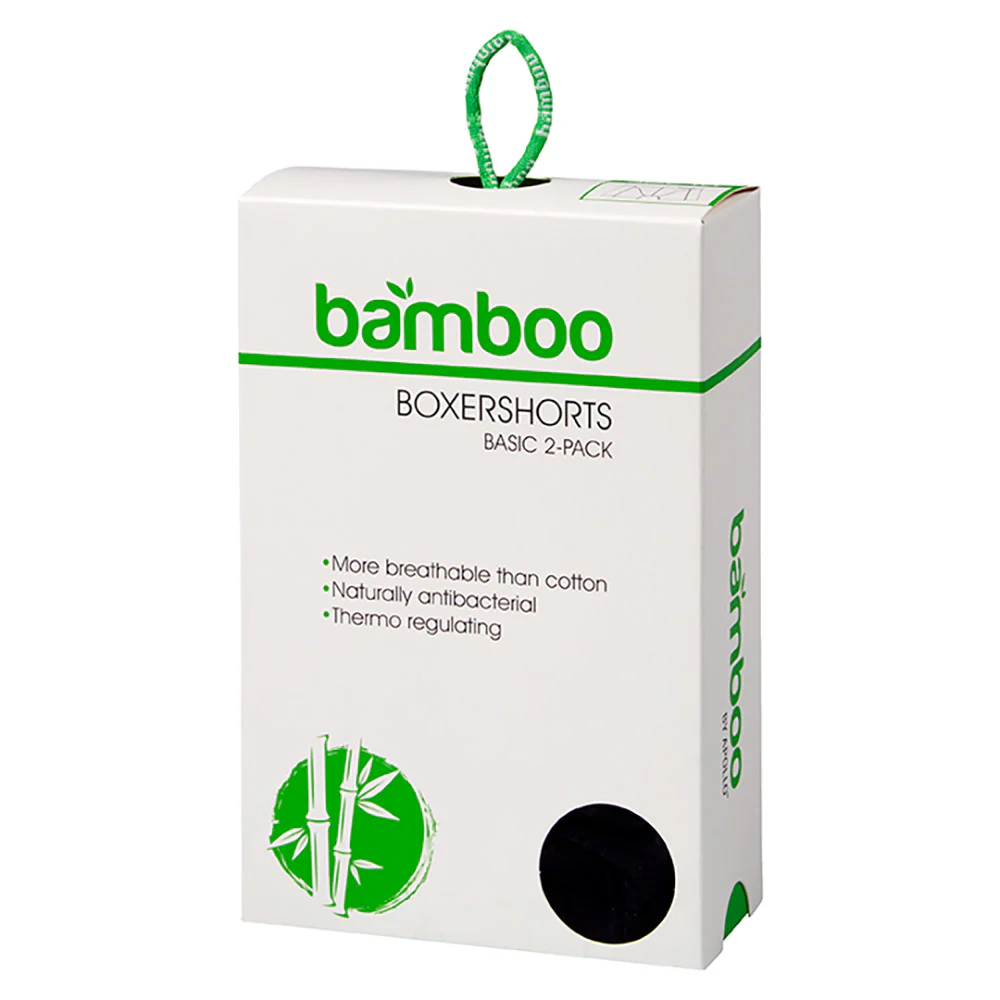 Bamboe boxershort heren zwart - Afbeelding 5