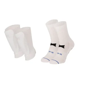 Xtreme - Gripsokken + scheenbeschermers + enkelbandjes - Wit