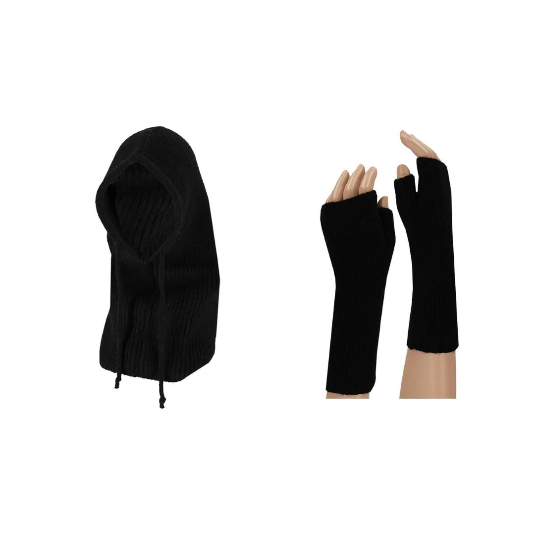 Balaclava + lange vingerloze handschoenen - Dames - Fashion - Afbeelding 7
