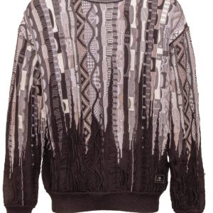 Carlo Colucci Sweater Allover Print Grey