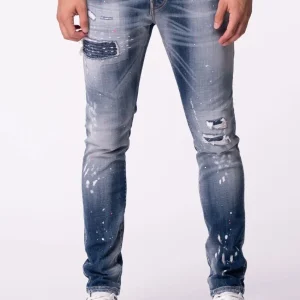 My Brand Embroided Pink Denim Jeans