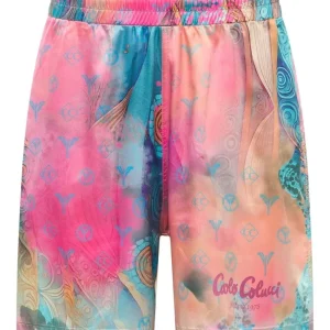 Carlo Colucci Oversize Short Ornament Knit Pink