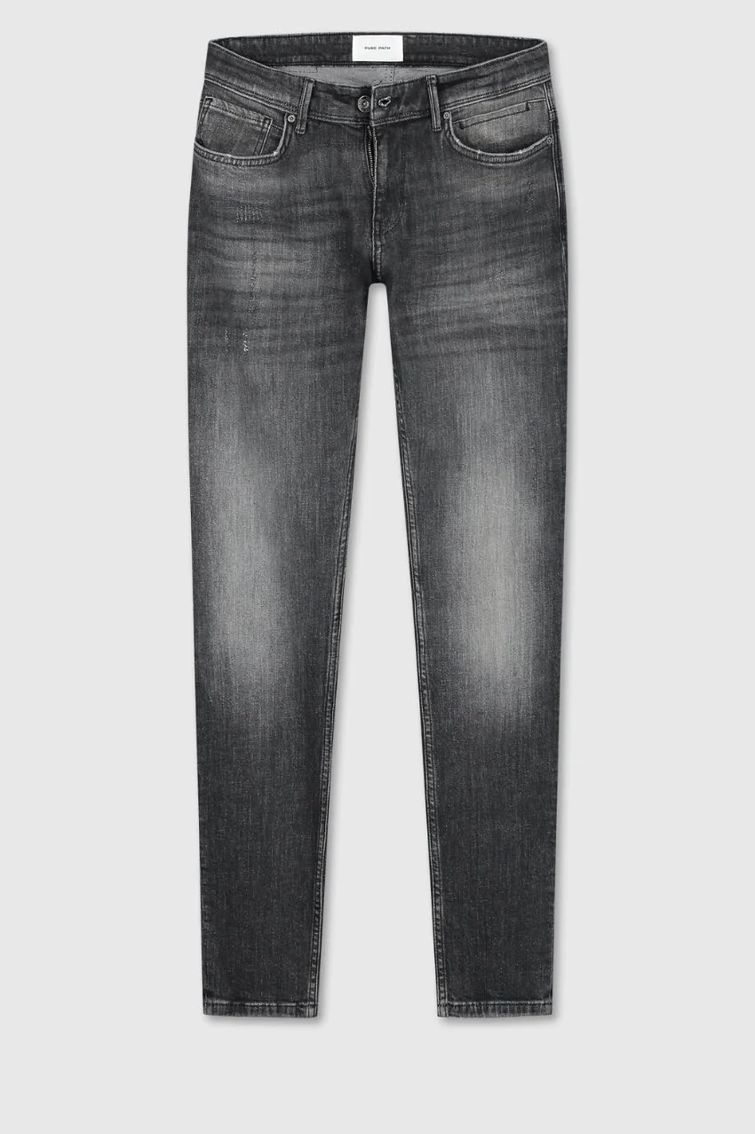 Pure Path The Jone Skinny Fit Denim Mid Grey - Afbeelding 3