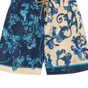 Versace Jeans Couture Shorts Blauw/Beige