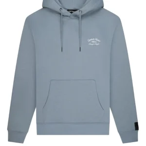 Quotrell Atelier Milano Hoodie Muted Blue/White