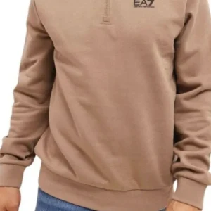Armani EA7 Trui Half Zip Bruin