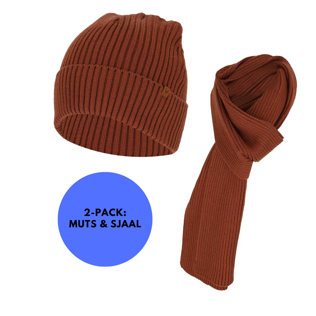 Muts & Sjaal heren - Ribbed - Effen - One Size - Afbeelding 5