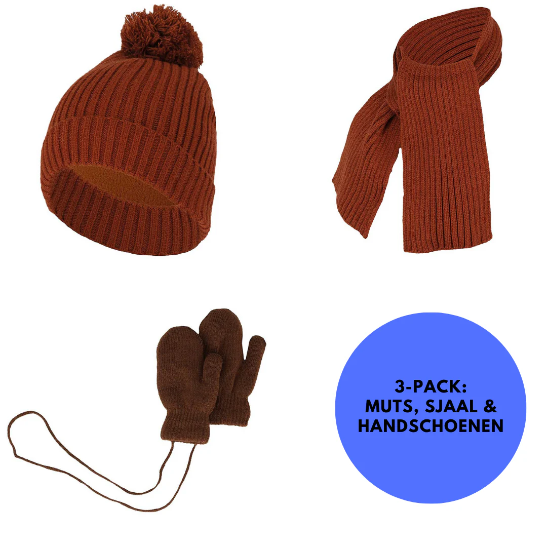 Baby Winterset - Handschoenen/Sjaal/Muts - One Size - Afbeelding 3