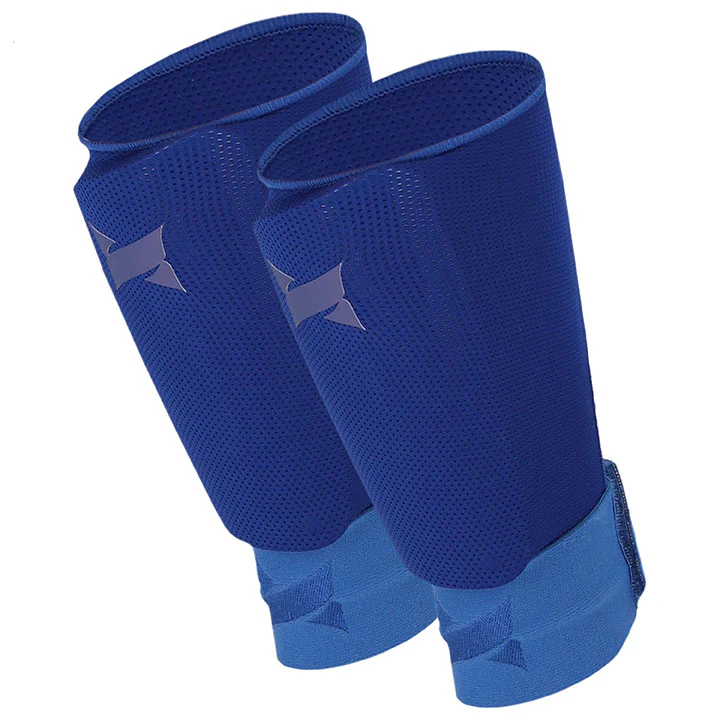 Xtreme - Scheenbeschermers + enkelbandjes - Kobalt Blauw - Afbeelding 2