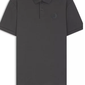 BOSS Polo Future Pima Cotton Monogram Dark Grey