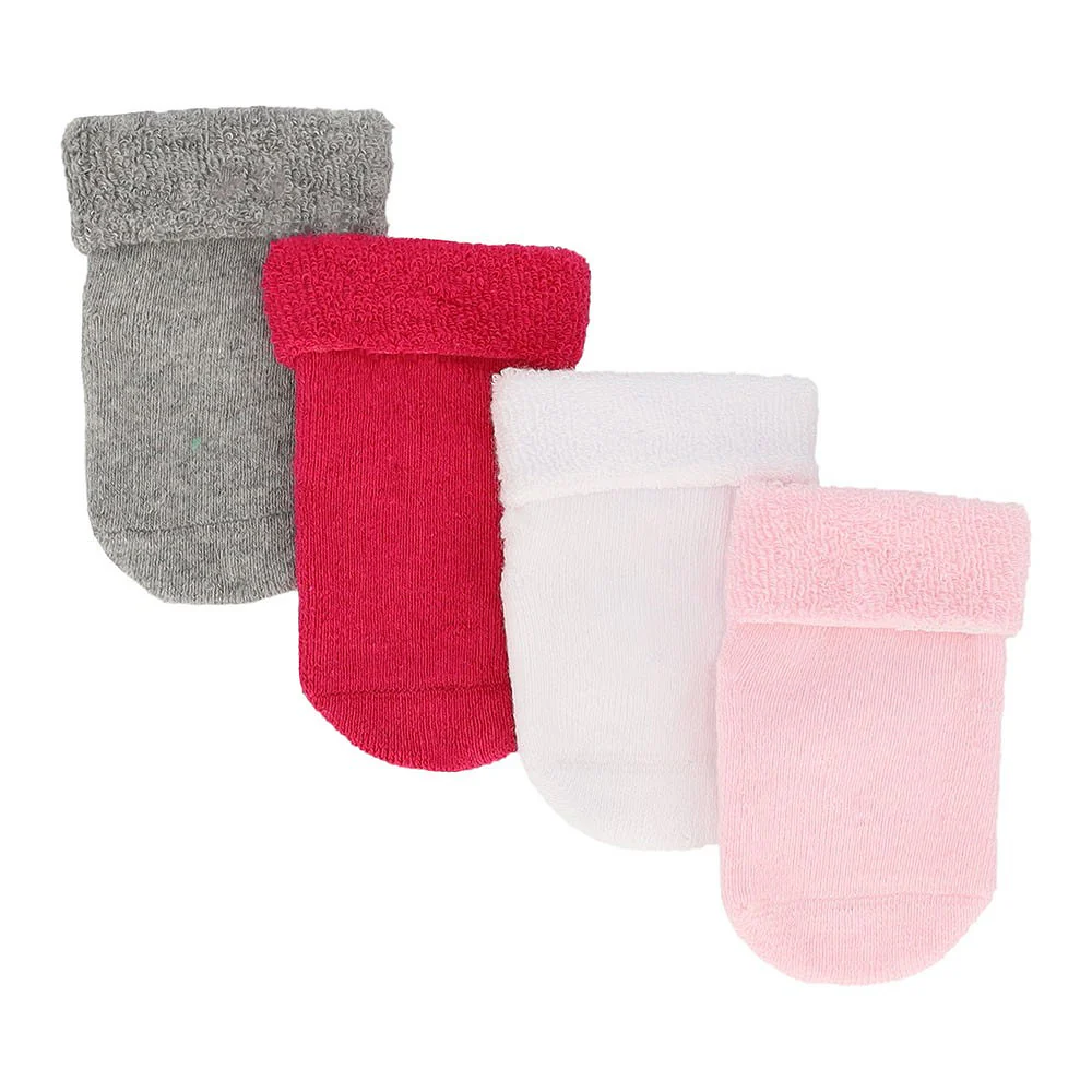 Antislip sokken baby's - 4-Pak - Badstof voering - Afbeelding 7