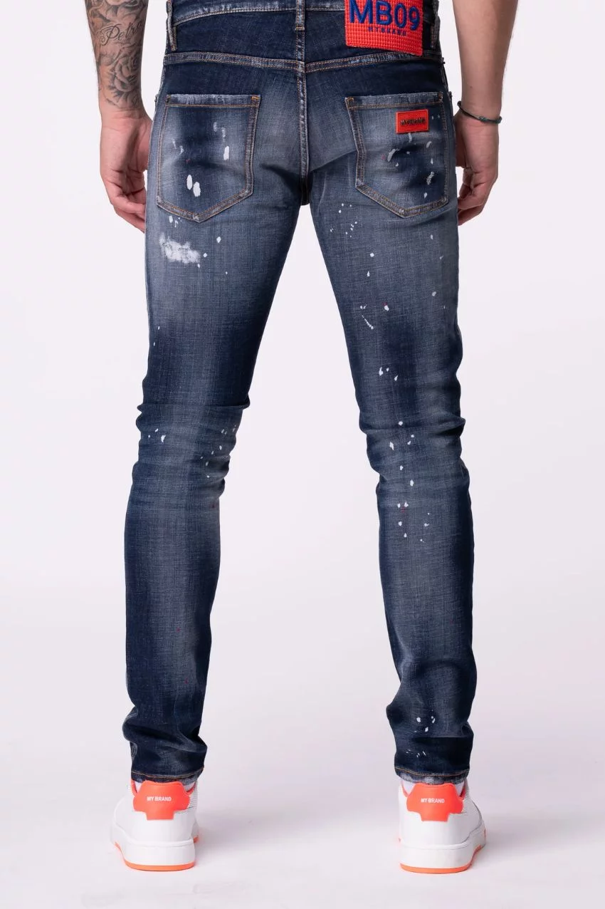 My Brand Embroided Red Jeans - Afbeelding 5