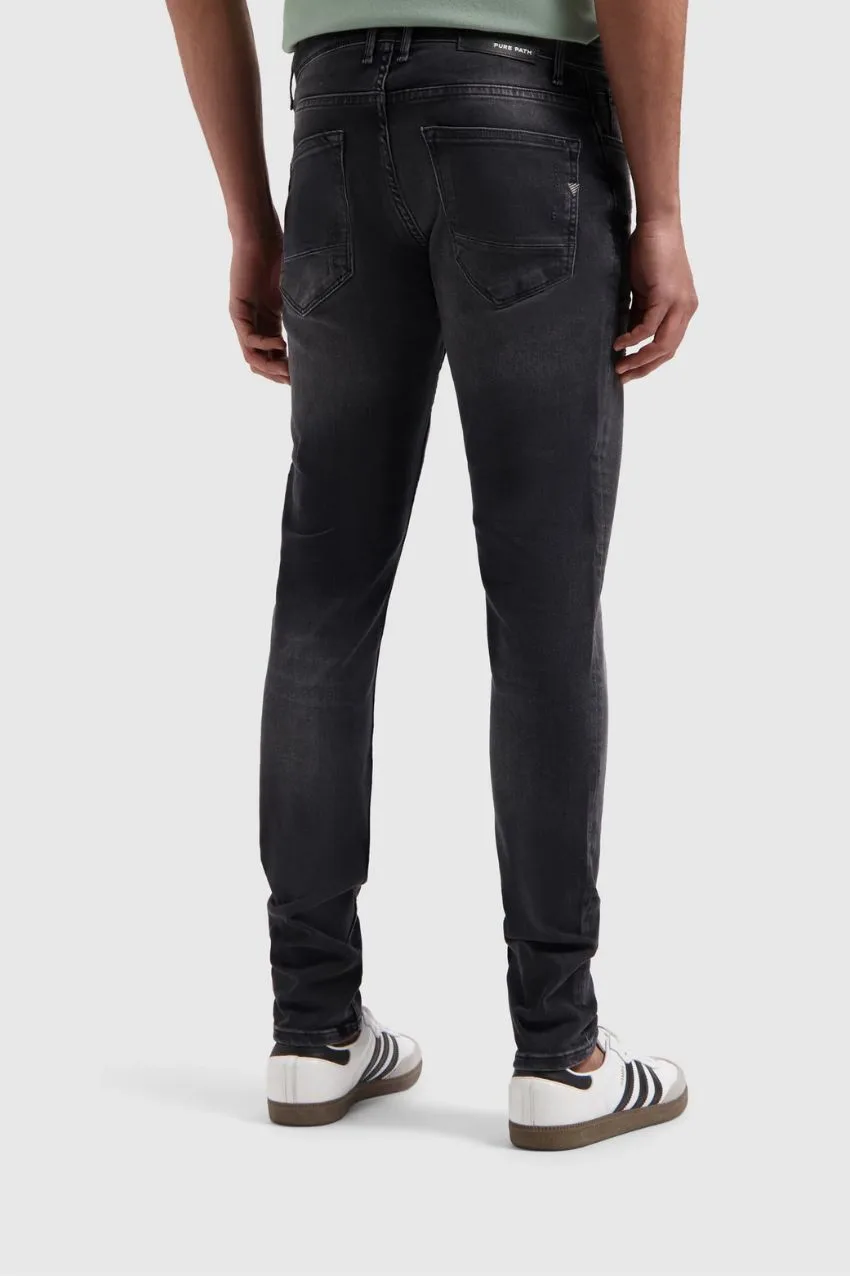 Pure Path The Jone Jeans Dark Denim Grey - Afbeelding 5