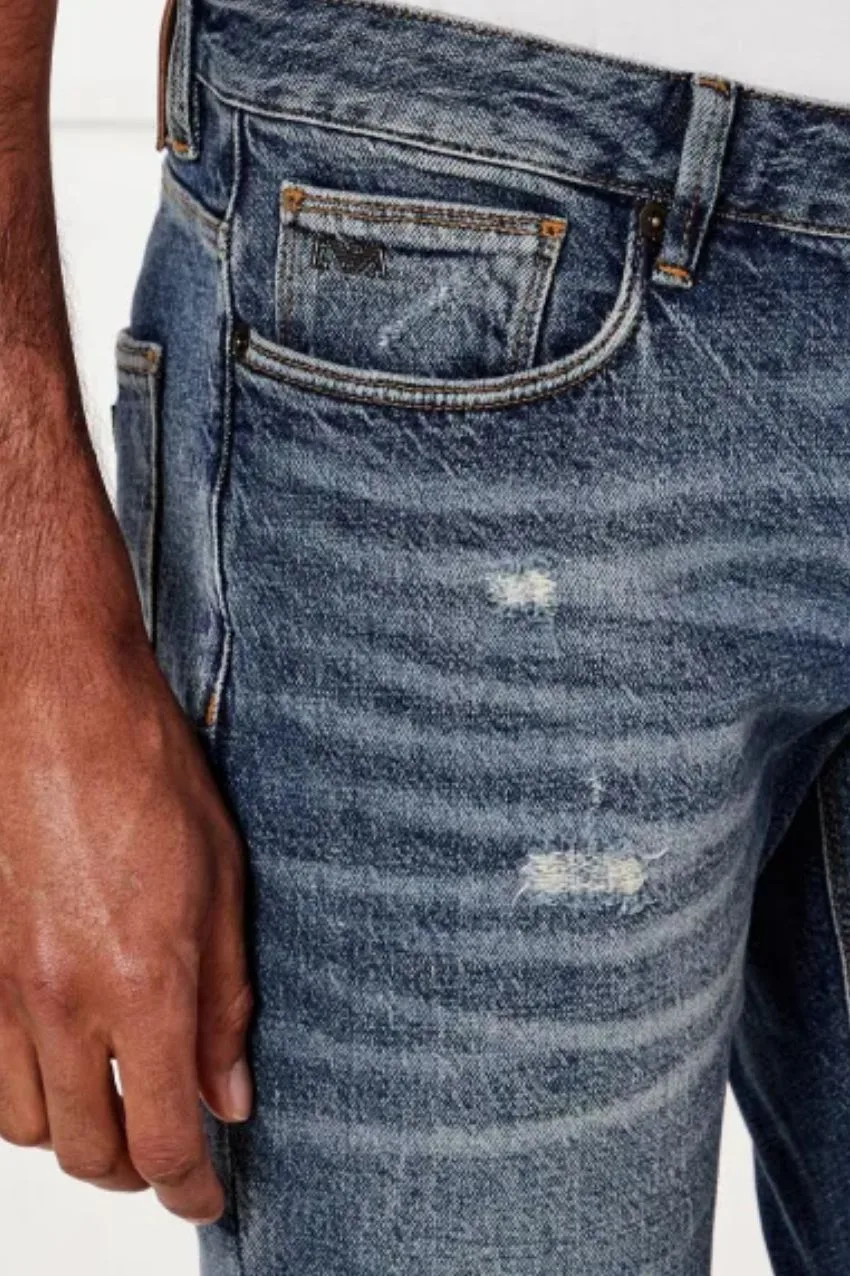 Emporio Armani Dark Blue Jeans Slim Fit - Afbeelding 5