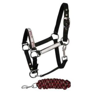 Harry’s Horse Halsterset STOUT! Burgundy Zwart *