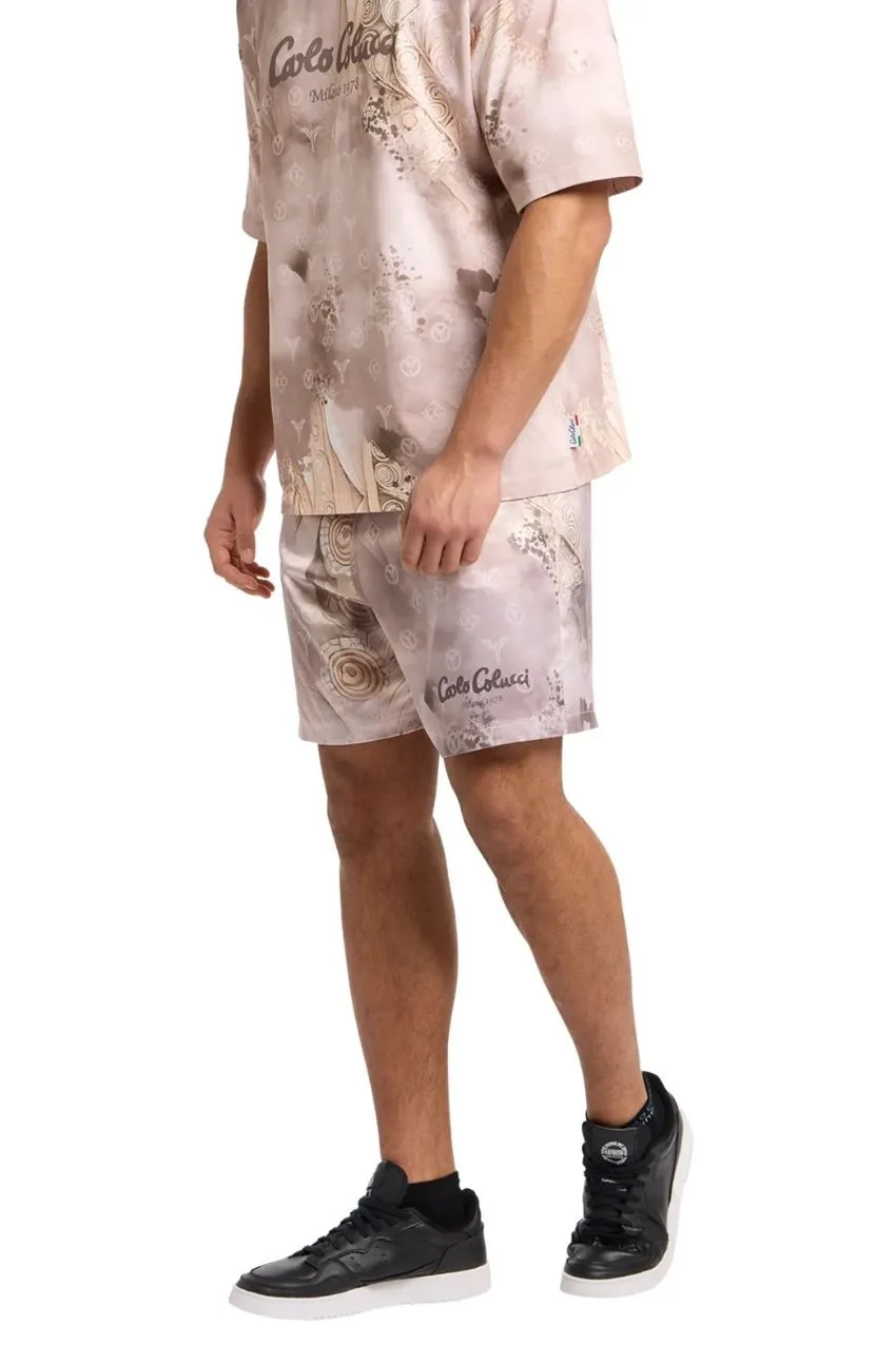 Carlo Colucci Oversize Short Ornament Knit Beige - Afbeelding 6