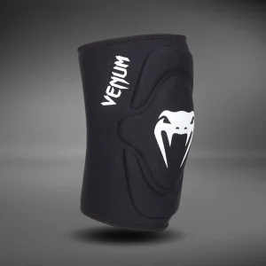 Venum Kontact Lycra/Gel Knee Pads - Zwart