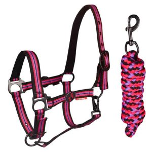 Horka Halsterset Magical Horses Zwart – Comfort & Magie