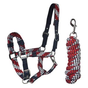 Red Horse Halsterset Blauw – Verstelbaar & Comfortabel